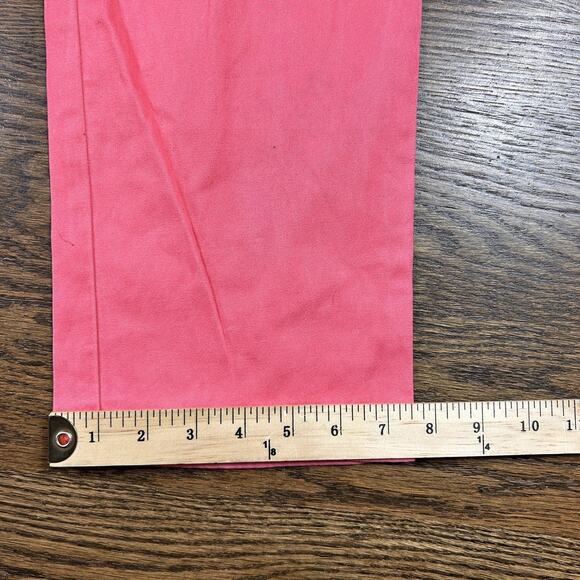 Vineyard Vines Breaker Pant Mens 36x30 Pink Lightweight Straight Leg Flat Front - Picture 10 of 12